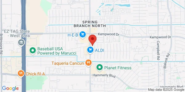 Map of 2600 Gessner Rd Ste 150 Houston, TX 77080