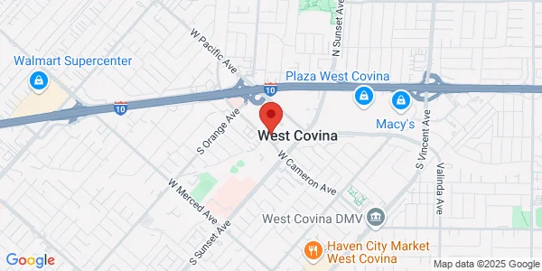Map of 1509 W Cameron Ave Ste 100 West Covina, CA 91790