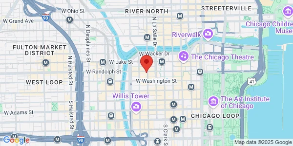 Map of 205 W Randolph Chicago, IL 60606