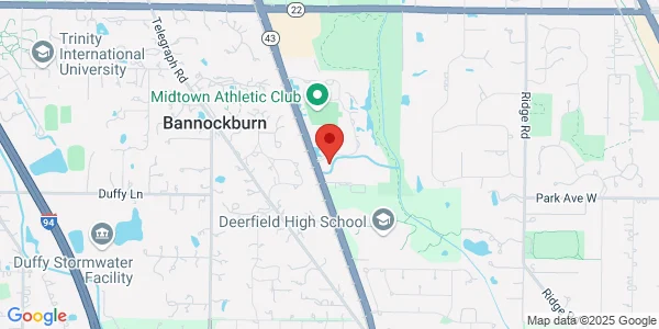 Map of 2101 Waukegan Rd Ste 108 Bannockburn, IL 60015