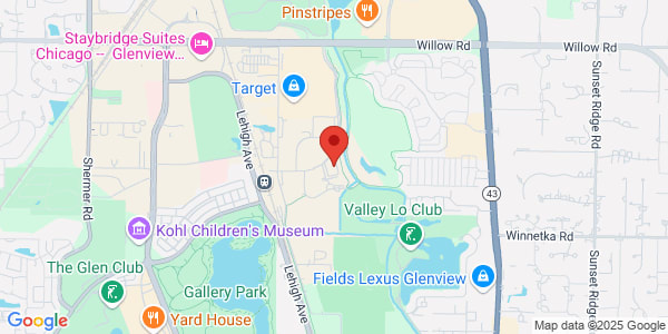 Map of 2350 Ravine Way Ste 600 Glenview, IL 60025