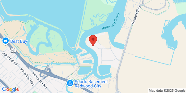 Map of 800 Saginaw Dr Redwood City, CA 94063
