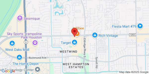 Map of 13421 Westheimer Rd Ste D Houston, TX 77082
