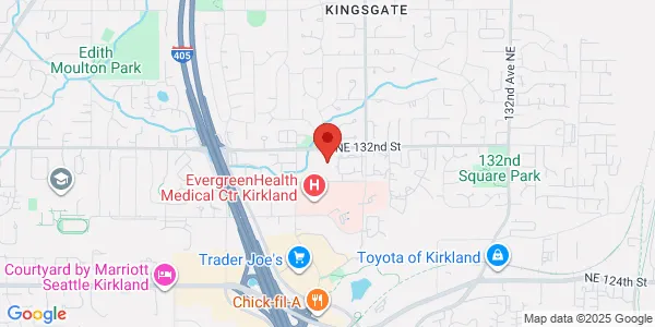 Map of 13030 121st Way NE Ste 204 Kirkland, WA 98034