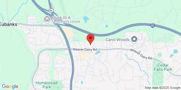 Map of 55 Vilcom Cir Ste 110 Chapel Hill, NC 27514