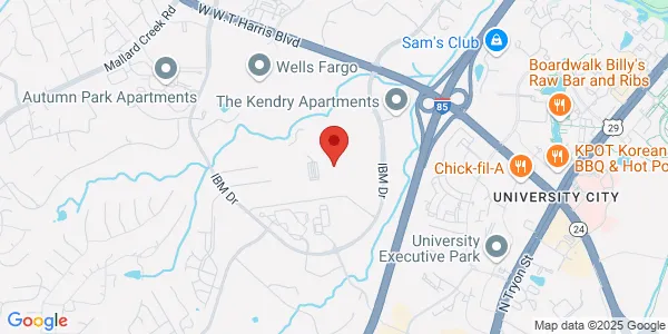 Map of 8335 Ibm Dr Ste 120 Charlotte, NC 28262