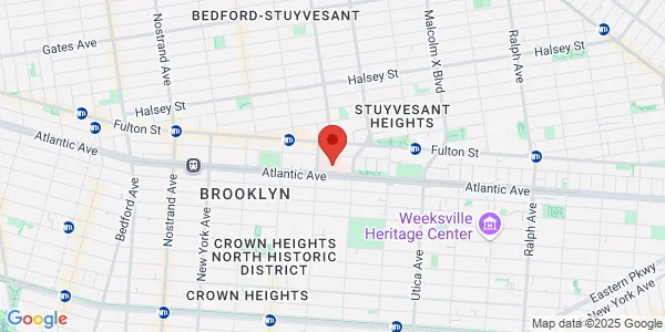 Map of 1545 Atlantic Ave Brooklyn, NY 11213