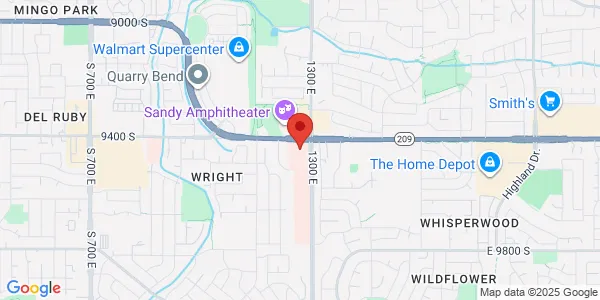 Map of 9450 1300 East Sandy, UT 84094