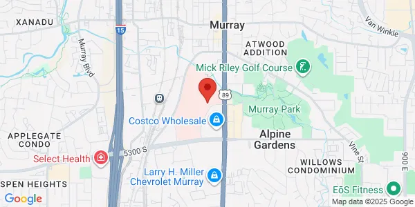 Map of 5121 South Cottonwood St Murray, UT 84107