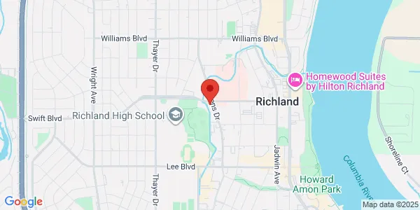 Map of 969 Stevens Dr Ste 1A Richland, WA 99352