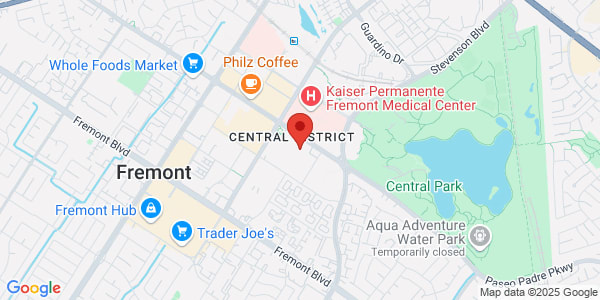 Map of 39465 Paseo Padre Pkwy Ste 1000 Fremont, CA 94538