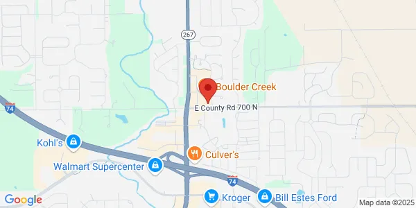 Map of 90 E Garner Rd Ste A Brownsburg, IN 46112