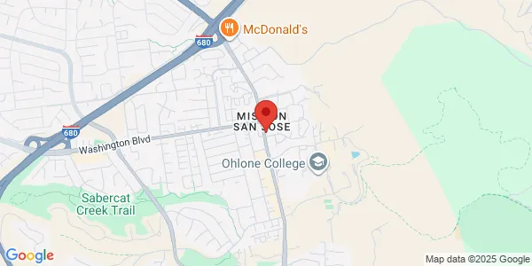 Map of 43360 Mission Blvd Ste 100 Fremont, CA 94539