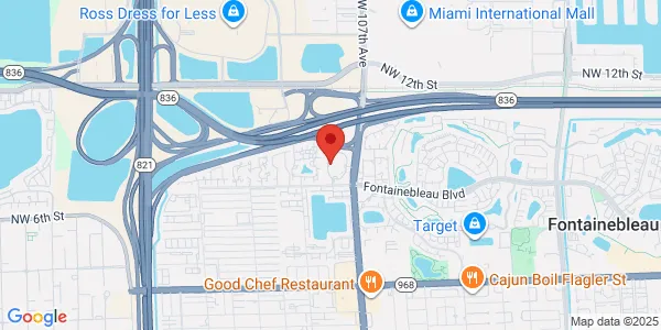 Map of 760 NW 107th Ave Ste 350 Miami, FL 33172