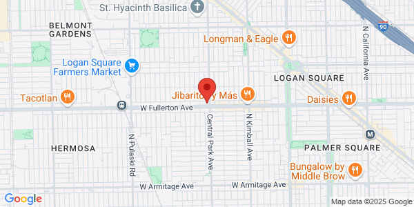 Map of 3600 W Fullerton Ave Chicago, IL 60647