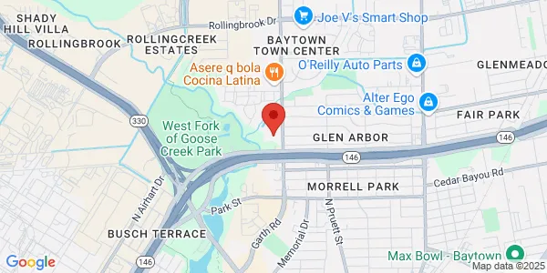 Map of 2800 Garth Rd Baytown, TX 77521
