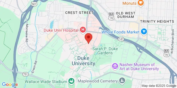 Map of 20 Duke Medicine Cir Durham, NC 27710