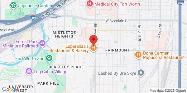 Map of 1622 8th Ave Ste 110 Fort Worth, TX 76104