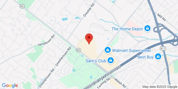 Map of 118 Welsh Rd Unit B Horsham, PA 19044