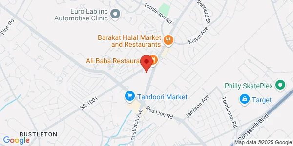 Map of 10160 Bustleton Ave Ste E Philadelphia, PA 19116