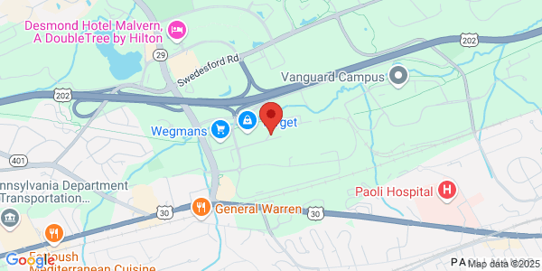 Map of 650 Carnegie Blvd Ste 240 Malvern, PA 19355