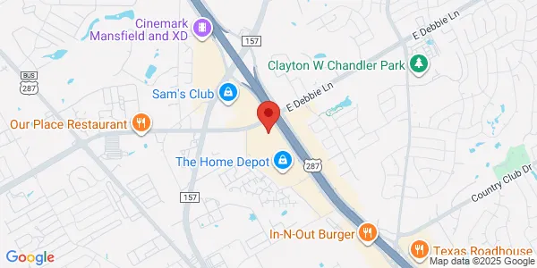 Map of 1811 US 287 Frontage Rd Ste 150 Mansfield, TX 76063