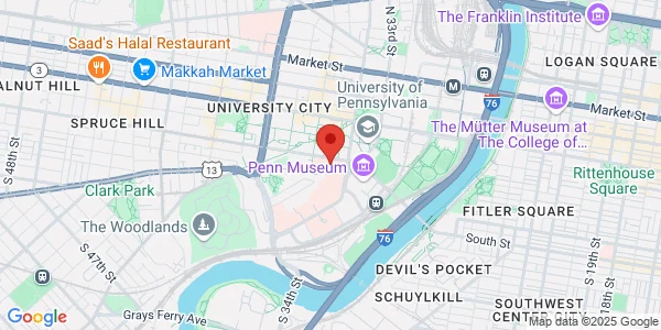 Map of 3400 Spruce Street Fl  1st Penn Radiology HUP Philadelphia, PA 19104