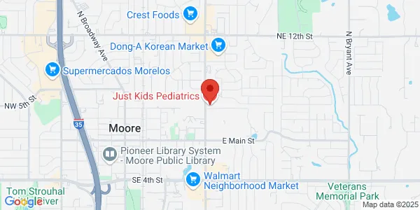 Map of 400 N Eastern Ave Moore, OK 73160
