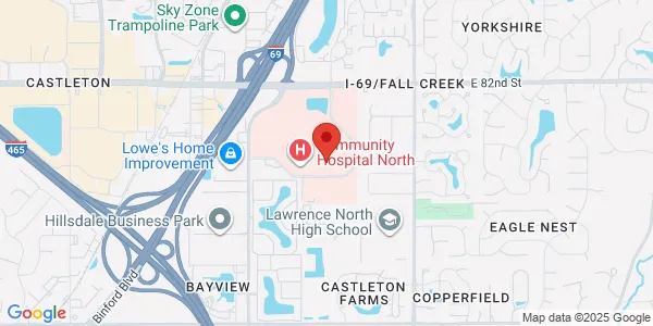 Map of 7250 Clearvista Dr Ste 225 Indianapolis, IN 46256