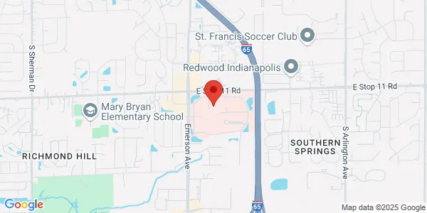 Map of 8051 S Emerson Ave Ste 350 Indianapolis, IN 46237