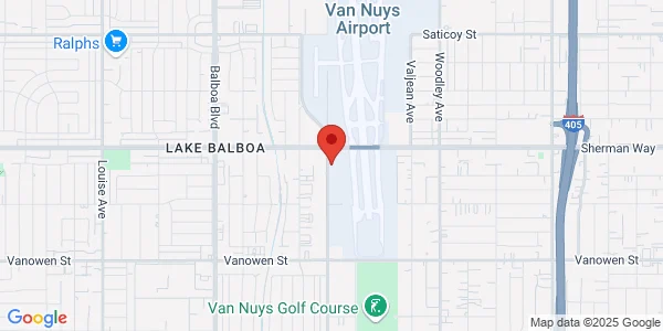 Map of 7120 Hayvenhurst Ave Ste 407 Van Nuys, CA 91406