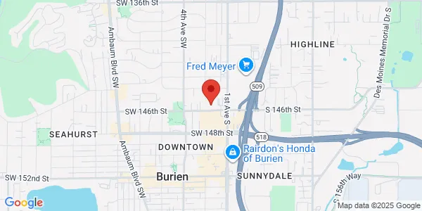 Map of 140 SW 146th St Burien, WA 98166