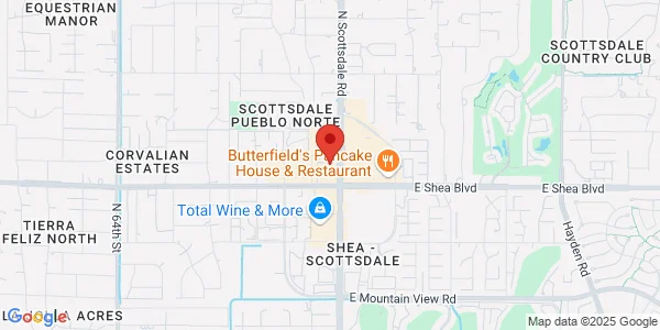 Map of 7127 E Sahuaro Dr Ste 203 Scottsdale, AZ 85254