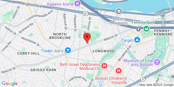 Map of 1180 Beacon St Ste 7C Brookline, MA 02446