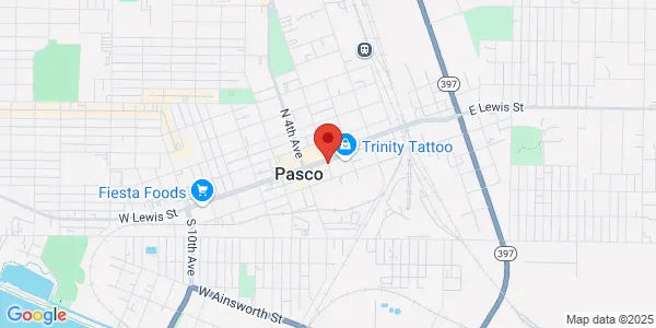 Map of Pasco, WA 99302