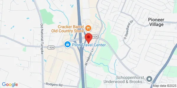 Map of 1903 W Hebron Ln Shepherdsville, KY 40165