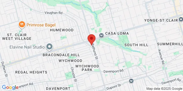 Map of 1440 Bathurst Street Toronto, ON M5R 3S3 Canada