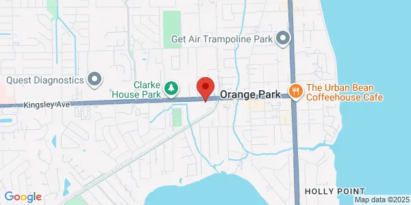 Map of 870 Kingsley Ave Orange Park, FL 32073