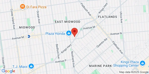 Map of 3131 Kings Hwy Brooklyn, NY 11234