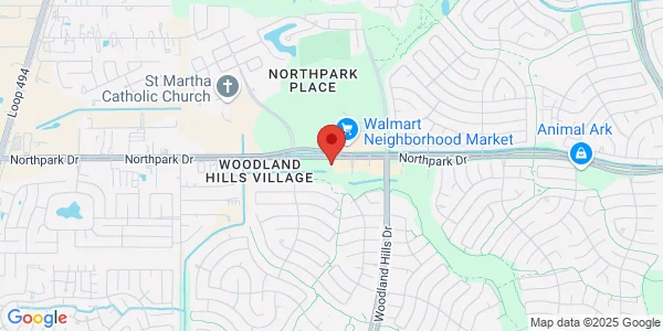 Map of 2158 Northpark Dr Houston, TX 77339