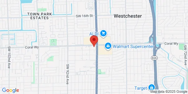 Map of 8746 SW 24th St Miami, FL 33165