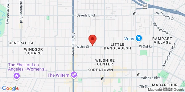 Map of 266 S Harvard Blvd Ste 200 Los Angeles, CA 90004