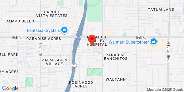 Map of 3815 E Bell Rd Ste 1450 Phoenix, AZ 85032