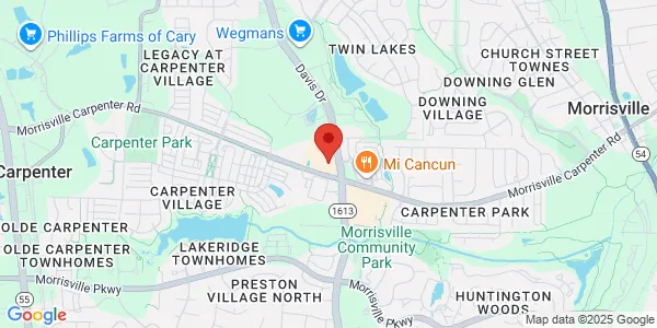 Map of 3601 Davis Dr Morrisville, NC 27560