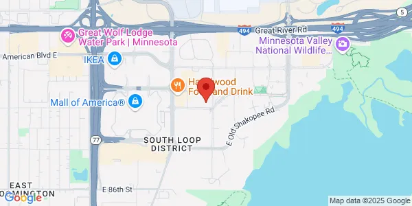Map of 2716 E 82nd St Minneapolis, MN 55425