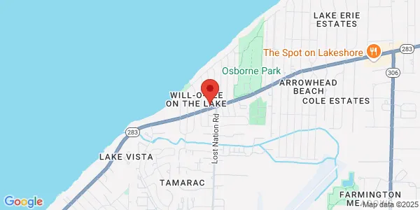 Map of 38429 Lake Shore Blvd Willoughby, OH 44094