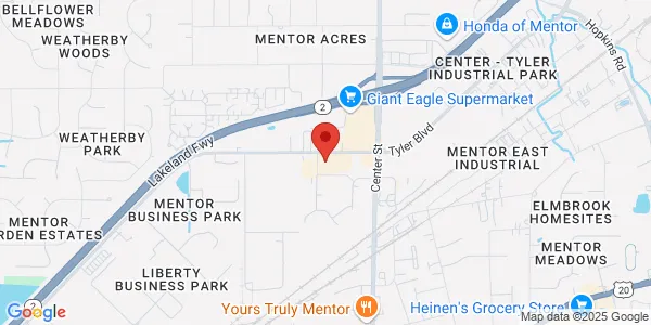 Map of 8300 Tyler Blvd Mentor, OH 44060