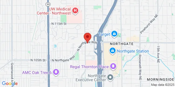 Map of 2111 N Northgate Way 218 Ste 218 Seattle, WA 98133
