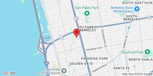 Map of 3100 San Pablo Ave Ste 320 Berkeley, CA 94702