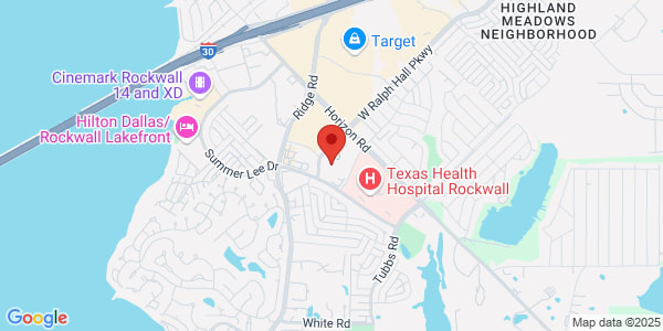 Map of 1005 W Ralph Hall Pkwy Ste 121 Rockwall, TX 75032